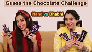 Guess the Chocolate Challenge Between Nand & Bhabhi | Ayesha & Momina