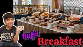 Breakfast at Dubai palm jumeirah || 5 Star buffet food || Breakfast Buffet || Ali's Family || 2023