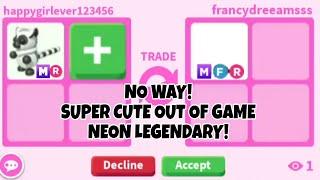 HUGE WIN! I GOT A VERY OLD HIGH DEMAND MEGA NEON LEGENDARY For My MEGA LEMUR + HUGE WIN TRADES!