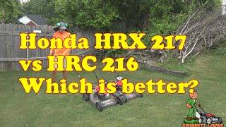 Honda HRX217 vs HRC216 Which mower is more powerful?