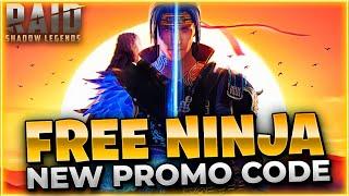 GET NINJA FOR FREE!! New Promo Code Raid: Shadow Legends