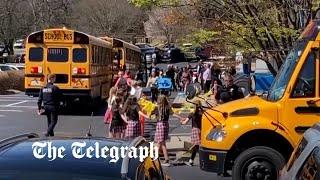 Aftermath of Nashville school shooting that left seven dead