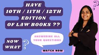 Having 10th Edition/11th Edition/12th Edition/13th Edition- CA Final Law Books by CA Arpita Tulsyan?