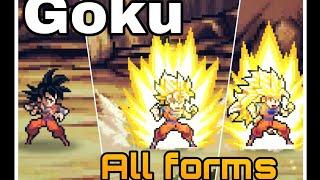 Legendary fighter battle of god:All GOKU transformations