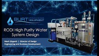 RODI High Purity Water System Design Webinar