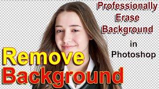 How to Remove Photo Background in Photoshop 7.0 with Background Eraser Tool in Hindi 