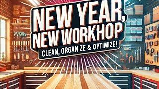 Year-End Garage Woodworking Shop Cleanup & Layout Tips for the New Year!