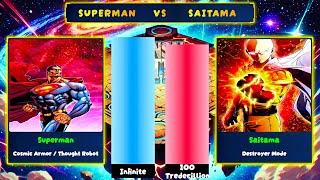 Superman vs Saitama | Full Power Levels Comparison 