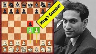 Like A Boss! Mikhail Tal Goes For King's Gambit