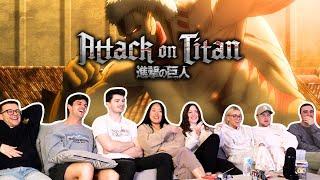 Converting HATERS To Attack on Titan 1x2-3 | Reaction/Review