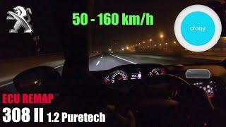 Peugeot 308 1.2 Puretech STAGE 1 (154 hp) ⏱ 50 » 160 km/h DRAGY ️