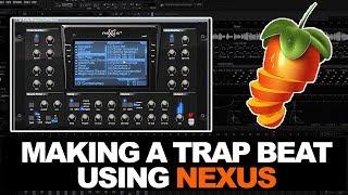 Making a HARD TRAP BEAT using NEXUS | FL Studio Cookup