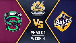 SMITE Pro League Phase 1 Week 4 Jade Dragons vs Olympus Bolts