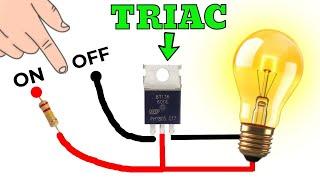 ¡Reemplaza ese interruptor de tu casa con un TRIAC!