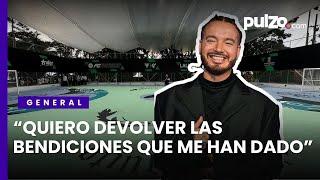 J Balvin apareció en Manrique para inaugurar cancha deportiva | Pulzo