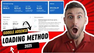 How to MAKE MONEY with Google AdSense loading in 2025 (SAFE METHOD)