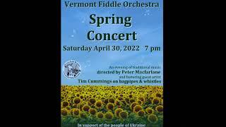 Vermont Fiddle Orchestra Spring Concert 2022