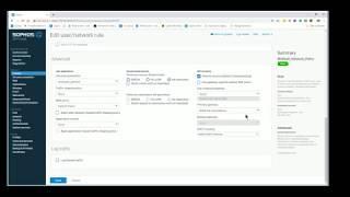 Sophos 101 - Initial Setup and Configuration