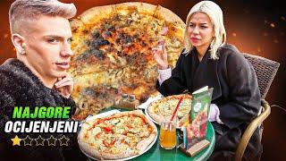 JELI SMO U NAJGORE OCIJENJENOJ PIZZERIJI U ZAGREBU⎜SaamoPetraa & Marco Cuccurin