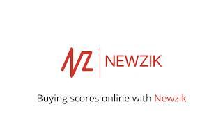 Buying digital scores online with Newzik