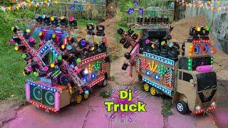 Mini Dj Truck | At-Home Dj truck kese banaye dj eicher XX Dj gadi Making  Dj Truck project dj box SR