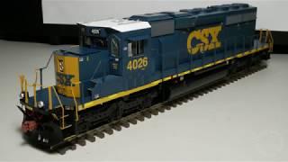 Review: HO ScaleTrains.com EMD SD40-2 Series 'CSX SD40-3'