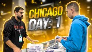 Buying 500+ Cards In ONE DAY  Chicago Card Show Vlog: Day One