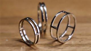 Simple Silver Cage Ring Step by Step