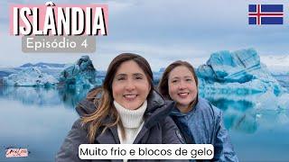 ISLÂNDIA: Praia de areia preta e praia com ICEBERGS | Vlog de Viagem