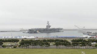 CHINESE STUDENTS FILM US NUKE POWER CARRIER...WHY?