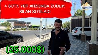 4 SOTX 1 XONA UY ARZONGA SOTILADI TOSHKENT SH FARG'ONA YO'LIDA JOYLASHGAN 1 SOTX 25.000$ ARZON