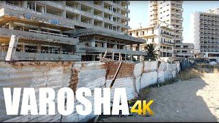 Varosha, Famagusta , North Cyprus walking tour 4k 60fps