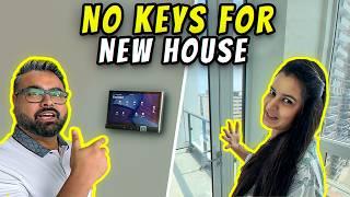 No Keys By Builder For Our New House