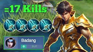 SKY PIERCER + DHS= 1HIT ON BADANG| BADANG BEST BUILD MLBB