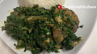 Low Budget But Delicious Leafy Vegetable Soup |Leafy Vegetable Made In Diaspora