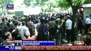 Eksekusi Lahan PT KA di Bandung, Ricuh