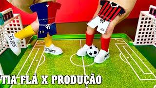 Tia Flá X Produção SÓ RISADAS Futebol Perna De Pau