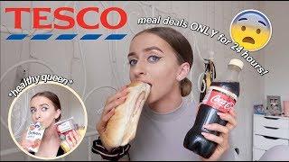 I only ate TESCO MEAL DEALS for 24 HOURS!