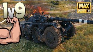 EBR 105: Сенсация 1 против 9 - World of Tanks