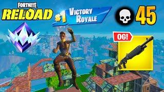 Fortnite Reload | High Kill Solo Ranked Win Full Gameplay (Keyboard & Mouse)