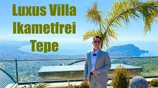 Alanya Tepe / wunderschöne private Villa von Bauträger / Meerblick und vieles mehr