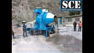 REVERSIBLE CONCRETE DRUM MIXER | MINI MOBILE BATCHING PLANT SHRIRAM