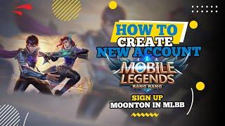 How to Create New Account in Mobile Legends | Sign Up Moonton in MLBB (2024)