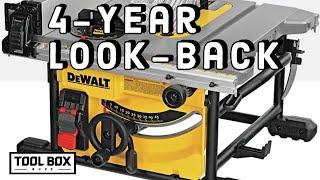 Dewalt 8-1/2" FlexVolt Tablesaw - 4 Year Look-back