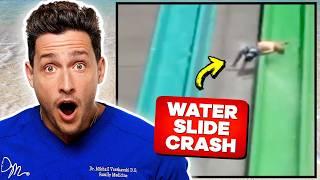 Doctor Reacts To Water Park Injuries