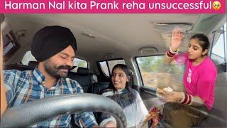 Harman Nal Kita Prank Reha unsuccessful | Anmol Bhullar | Vlog￼