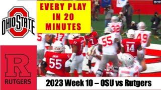 2023 Buckeyes vs Scarlet Knights - EVERY PLAY in 20 MINUTES