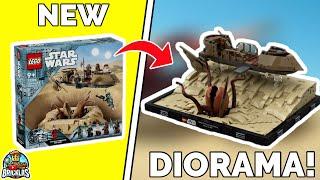 How to UPGRADE the NEW Desert Skiff Set! LEGO Star Wars 75396 Diorama Moc