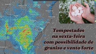 Tempestades sexta feira 24 Jan