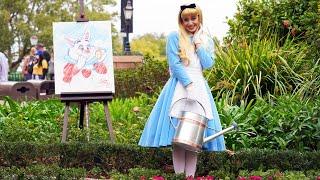 Alice from Alice In Wonderland Distanced Meet & Greet at Taste of Epcot Festival of the Arts 2021
